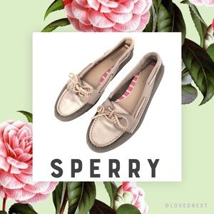 Sperry Boat Shoes | Metallic | Size 8